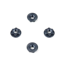 Tekno Wheel Nuts (7mm, serrated, gun metal ano, M4, 4pcs) - TKR6274