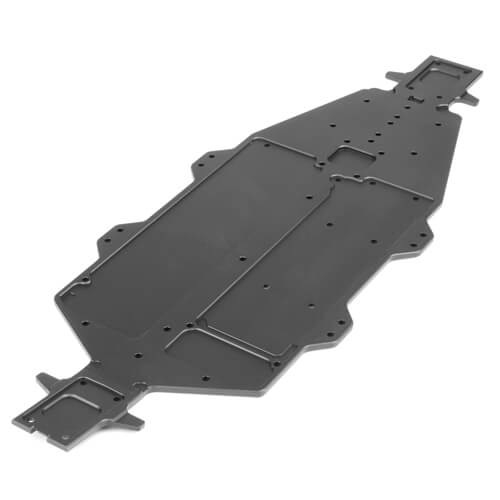 Tekno Chassis (4mm, black ano, SCT410SL) - TKR7001