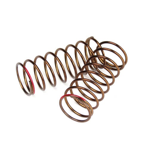 Tekno Shock Spring Set (front, 1.4x8.75, 4.37lb/in, 50mm, red) - TKR7237