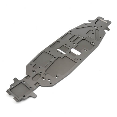 Tekno Chassis (7075, 4mm, hard anodized, lightened, NB48.4) - TKR8303