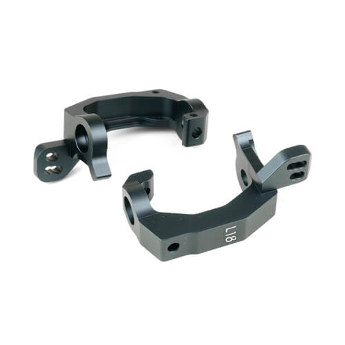 Tekno Spindle Carriers (revised, L/R, aluminum, 18 degree, 2.0) - TKR9048B