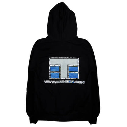 Tekno Tekno RC Zippered Hoodie (vertical design, black, L) - TKRHOODIE05L