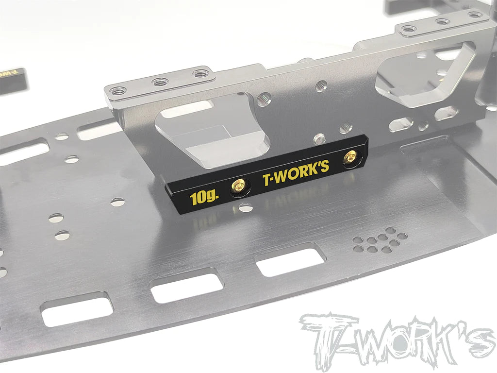 T-Works TE-A800R-A Brass Motor Mount Weights Set 7+7.5+10g for Awesomatix A800R - RCXX - rc racing for professionals