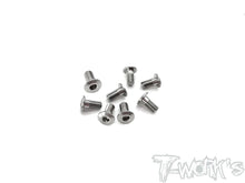 T-Works TSS-306LP 3x6mm 64 Titanium Hex Socket Head Low Profile Half Thread Screws (8) - RCXX - rc racing for professionals