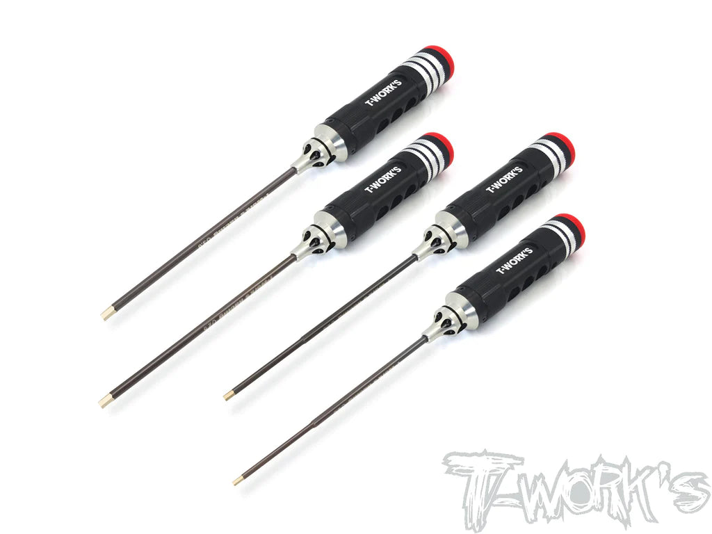T-Works TT-058-HS Allen Wrench Set - 1.5 / 2.0 / 2.5 / 3.0mm x 120mm (4) - RCXX - rc racing for professionals