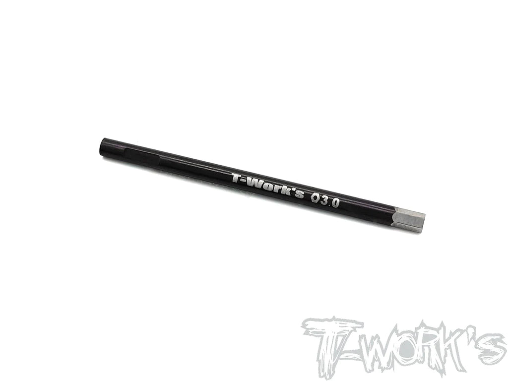 T-Works TT-072-H HSS Hex Wrench Replacement Tip 3.0 x 60mm (1) - RCXX - rc racing for professionals
