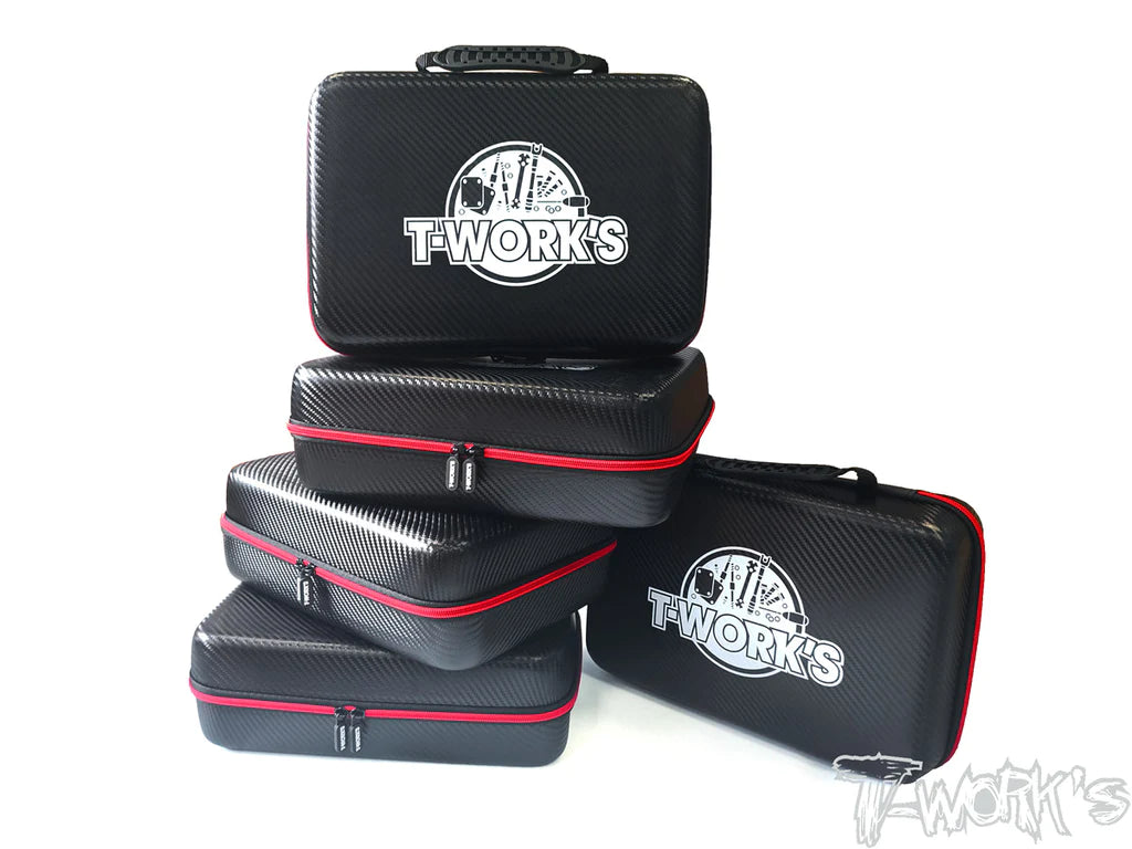 T-Works TT-075-C Compact Hard Case Parts Bag L (1) 33x23x10cm - RCXX - rc racing for professionals