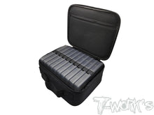 T- Work's TT-119-B Multi-function Bag with 10 of 15 Case Hardware Storage Boxes - RCXX - RC Racing Shop | RC Models | Tuning & Spare Parts for Professionals