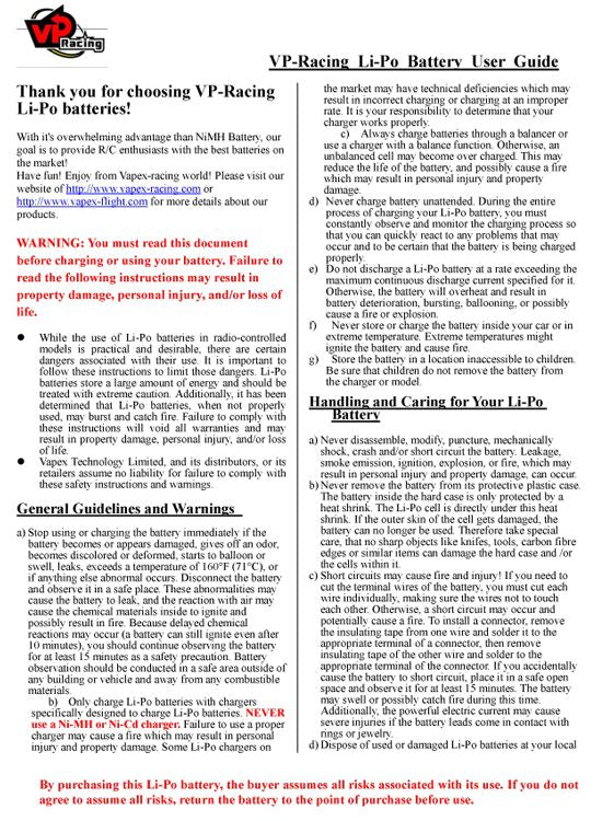 Vapex Li-Po Battery 2S 7,4V 3300mAh 30C T-connector - VPRD330D2 - RCXX - RC Racing Shop | RC Models | Tuning & Spare Parts for Professionals