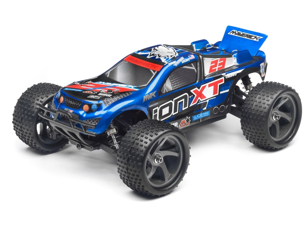 Maverick iON XT 1/18 RTR Electric Truck | 4WD Mini RC Truck Blue - MV12808