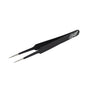 Straight, tapered tweezers - Black