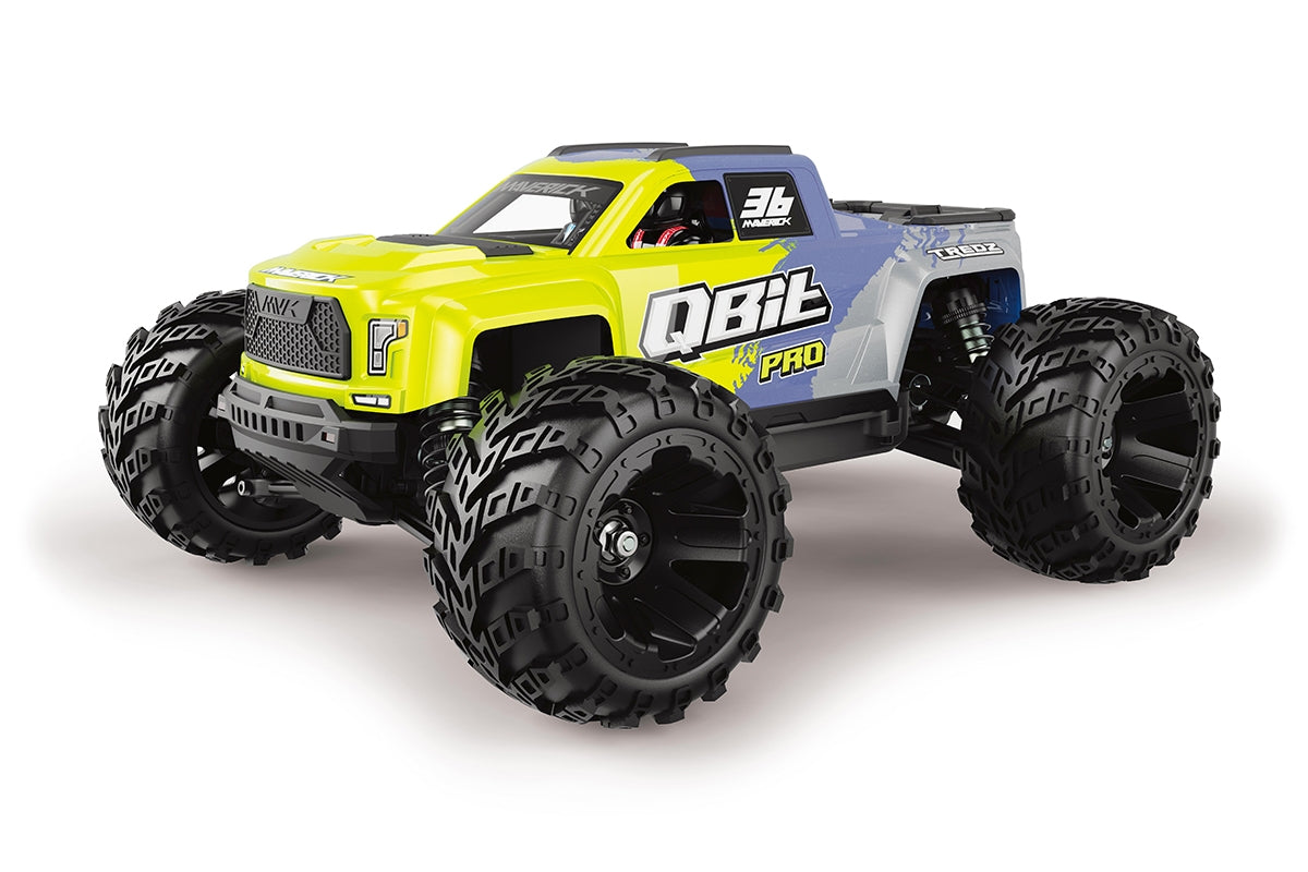 Maverick QBit MT 1/16 Monster Truck | Brushed & Brushless Flux / Pro – Multiple Colors