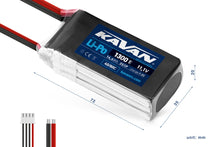 KAVAN Li-Po battery 1300mAh 11.1V 40/80C – KAV33.6005