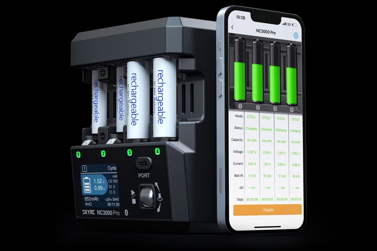 Chargeur SkyRC NC3000 Pro pour piles AA/AAA NiMH et NiCd