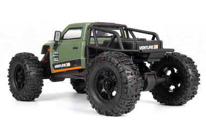 HPI Venture18 CC FLUX 1/18 Competition Scale Crawler RTR | Gunmetal / Military Green