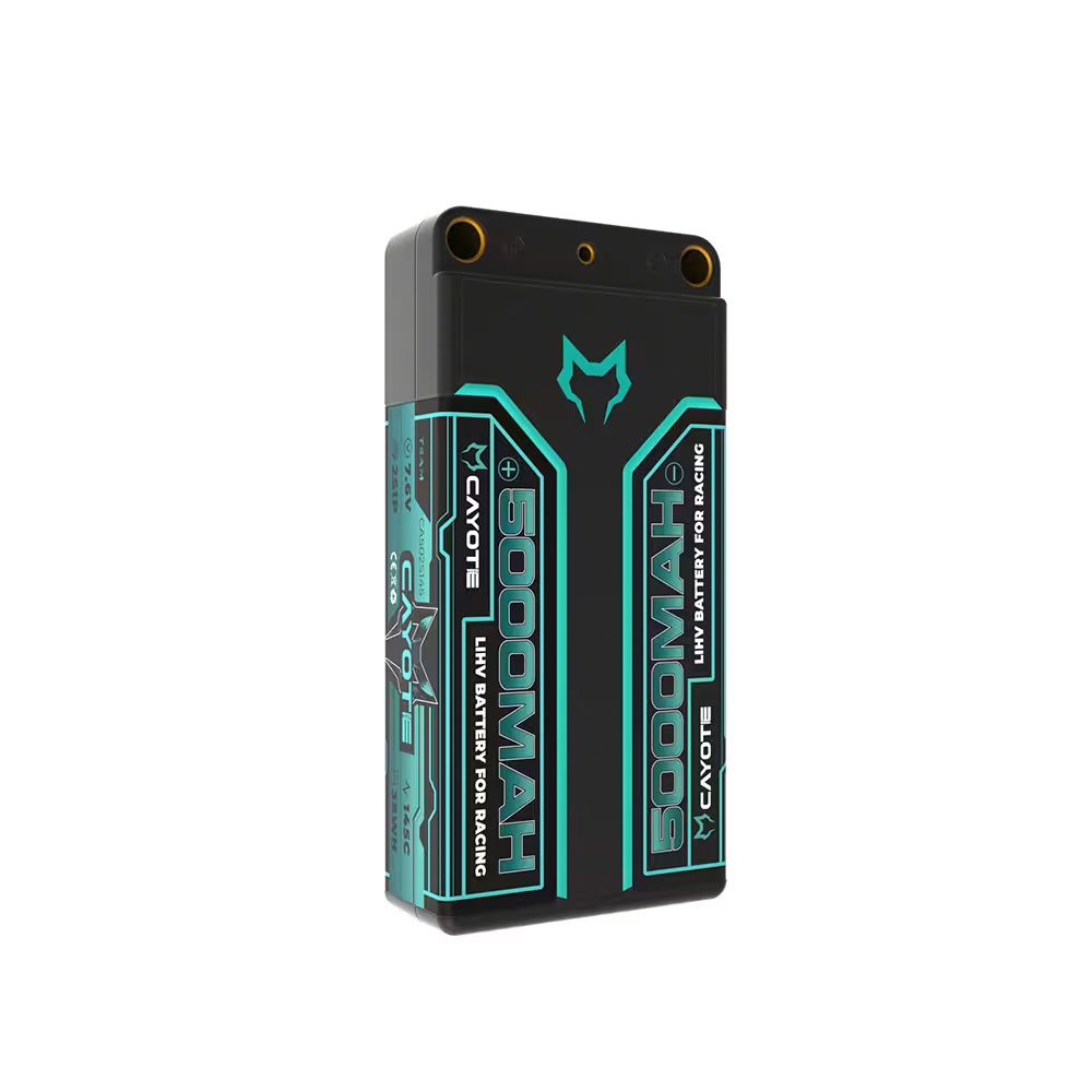 Cayote Racing 5000mAh 2S Shorty LiPo Akku 7,6V 145C 179g - 502S145 - RCXX - RC Racing Shop | RC Models | Tuning & Spare Parts for Professionals