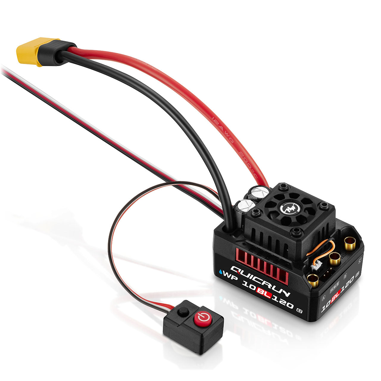 Hobbywing QuicRun Brushless WP 10BL120 G2 ESC & 3660SL G2 3150KV Motor Combo - HW38030210 - RCXX - RC Racing Shop | RC Models | Tuning & Spare Parts for Professionals