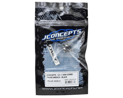 JConcepts Combo Thumb Wrench (5.5mm/7.0mm) (Black)