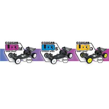 Schumacher Cougar LD3 - Stock Spec - 1/10 2WD Buggy Kit - RCXX - rc racing for professionals