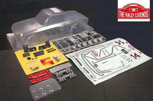 Rally Legends Lancia Fulvia HF Clear Body - RCXX - RC Racing Shop | RC Models | Tuning & Spare Parts for Professionals