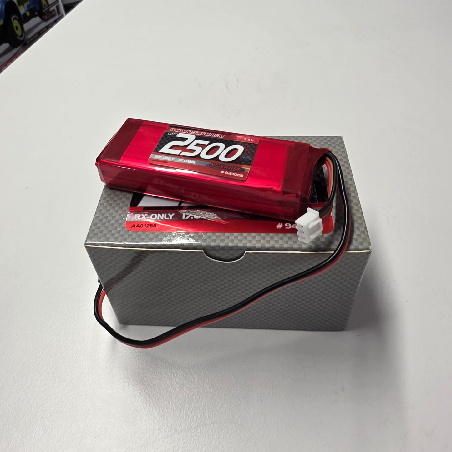 PRE ONWED Nosram LiPo 2500 RX-Pack Straight 7.4V / TX Futaba - 943003
