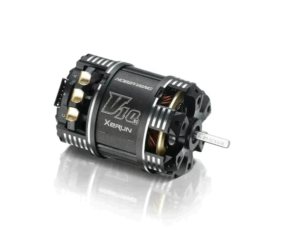 Hobbywing XeRun V10 G3 8.0T Motor - Black - RCXX - rc racing for professionals