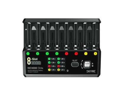 Chargeur & Analyseur SkyRC NC3000 Octa – 8 emplacements piles AA/AAA