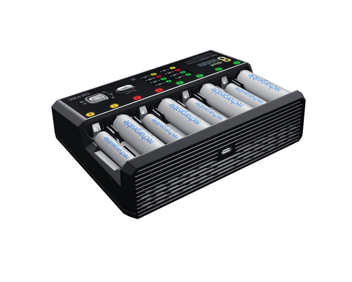 Chargeur & Analyseur SkyRC NC3000 Octa – 8 emplacements piles AA/AAA