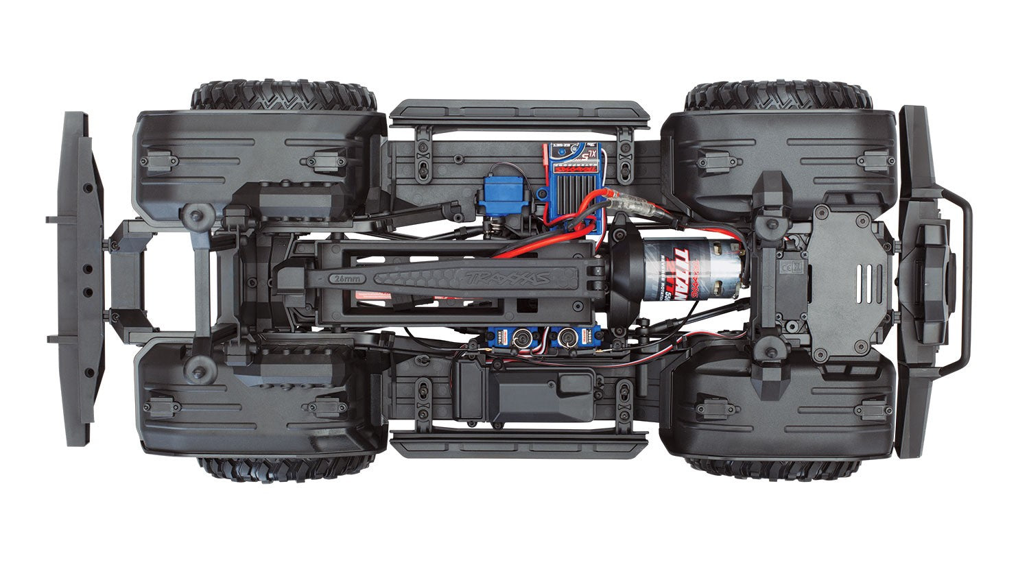 Traxxas Crawler TRX-4 Chassis 1:10 4WD Kit Bausatz Clipless - RCXX - RC Racing Shop | RC Models | Tuning & Spare Parts for Professionals